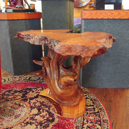 Click to view detail for JW-187 End Table, Redwood & Juniper $2750